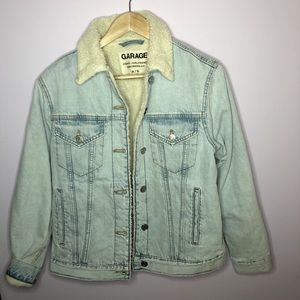Sherpa lined jean jacket